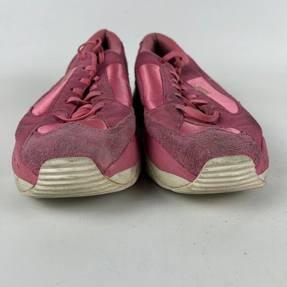 PUMA Storm.Y Soft Low-Top Running Shoes Women Size 9 Red Suede Lace Up 371730-02 - Picture 1 of 9
